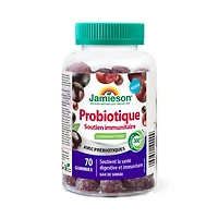 Jamieson Probiotic Immune Gummies Elderberry Flavour, 70 Count