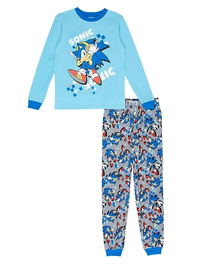 Sonic the Hedgehog Boys' 2-Piece Pajama Set
