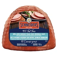 Schneiders 97% Fat Free Lower Sodium Smoked Ham, 700 g