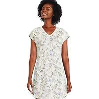 Chemise de nuit à encolure en V George pour femmes