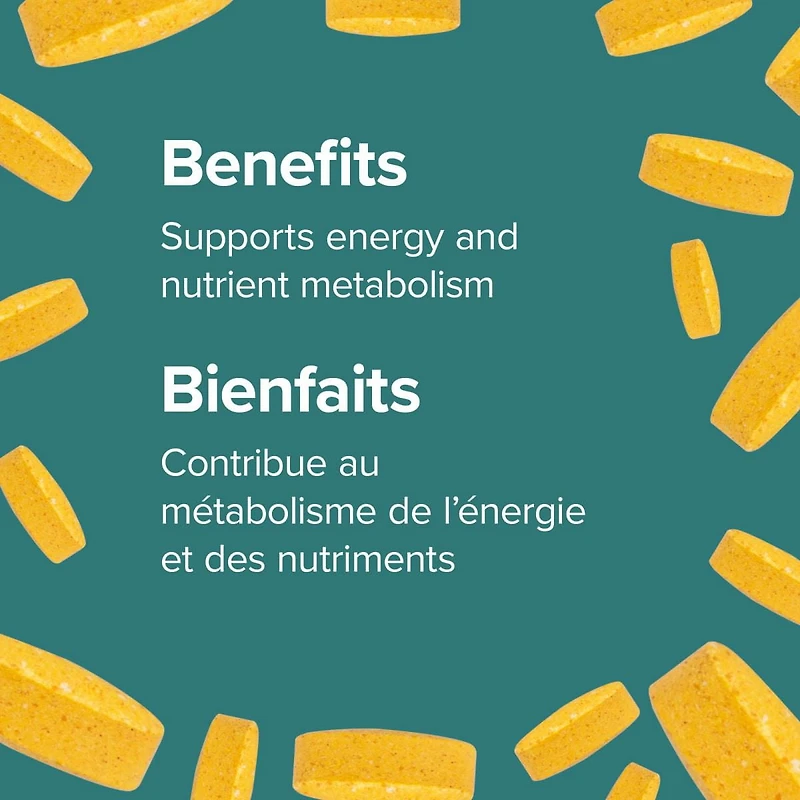 Webber Naturals® B 100 Complex Time Release, Supports energy metabolism, 140 Tablets