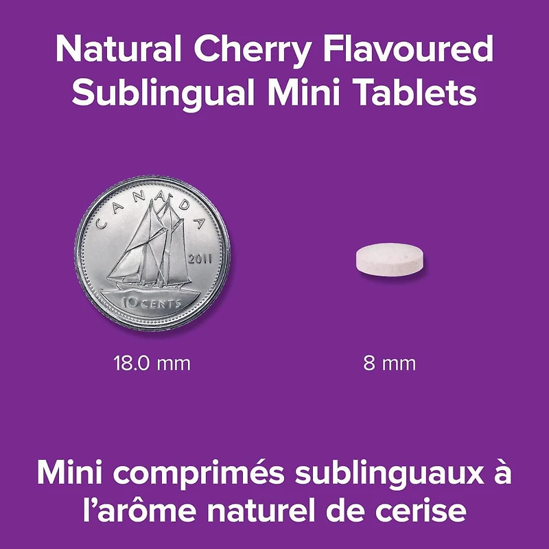 Webber Naturals Vitamine B12 250 mcg méthylcobalamine 200 comprimés sublinguaux