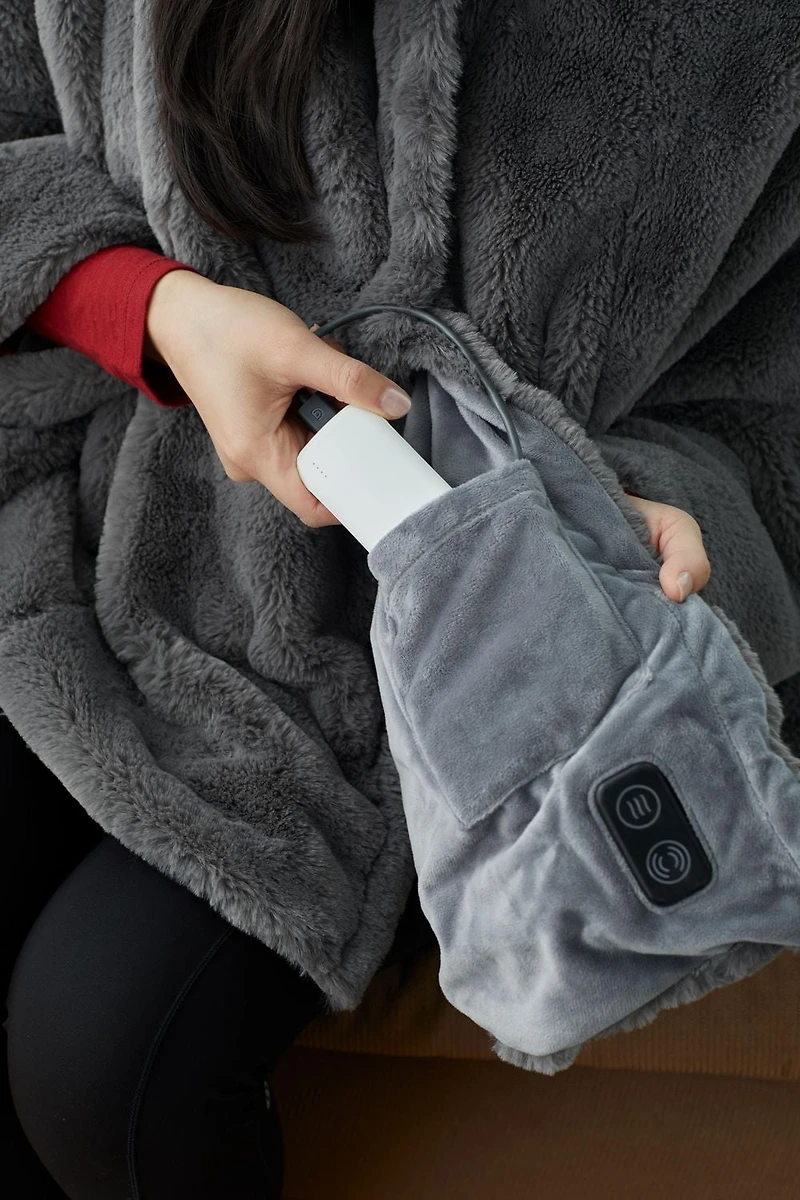 Rechargeable Heated Massage Throw
