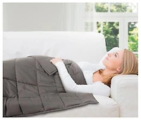 Couverture lestée en microfibre Mahli, 15 lb