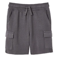 Short cargo en tissu éponge bouclé George pour petits garçons