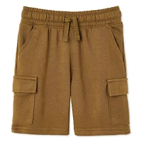 Short cargo en tissu éponge bouclé George pour petits garçons
