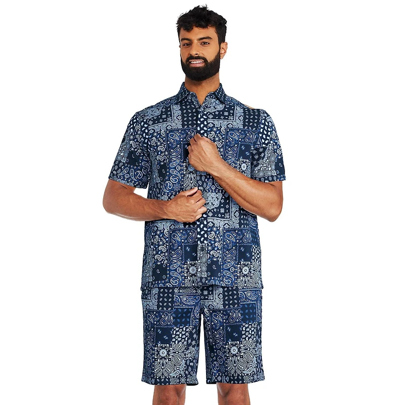Chemise bandana Dogg Supply pour hommes Tailles P-TTG