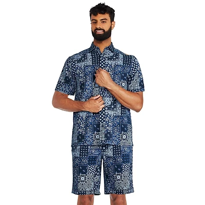 Dogg Supply Men's Bandana Shirt, Sizes S-XXL