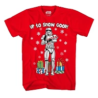 Star Wars Party Close Mens Short Sleeve Ugly Christmas Tee