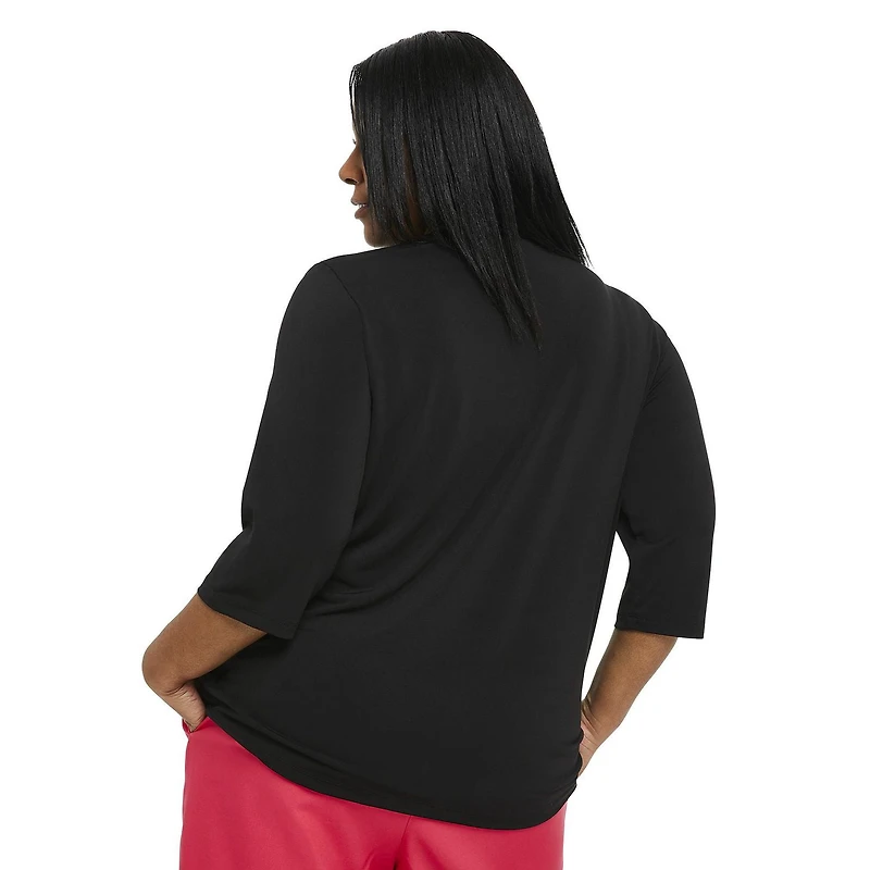 Penmans Plus Women's Fooler Top with Necklace