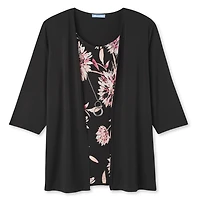 Penmans Plus Women's Fooler Top with Necklace