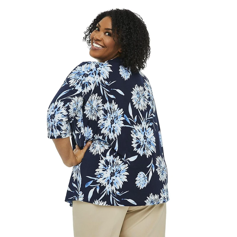 Penmans Plus Women's Fooler Top with Necklace