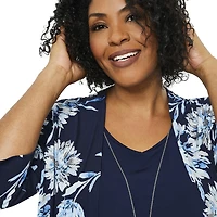 Penmans Plus Women's Fooler Top with Necklace