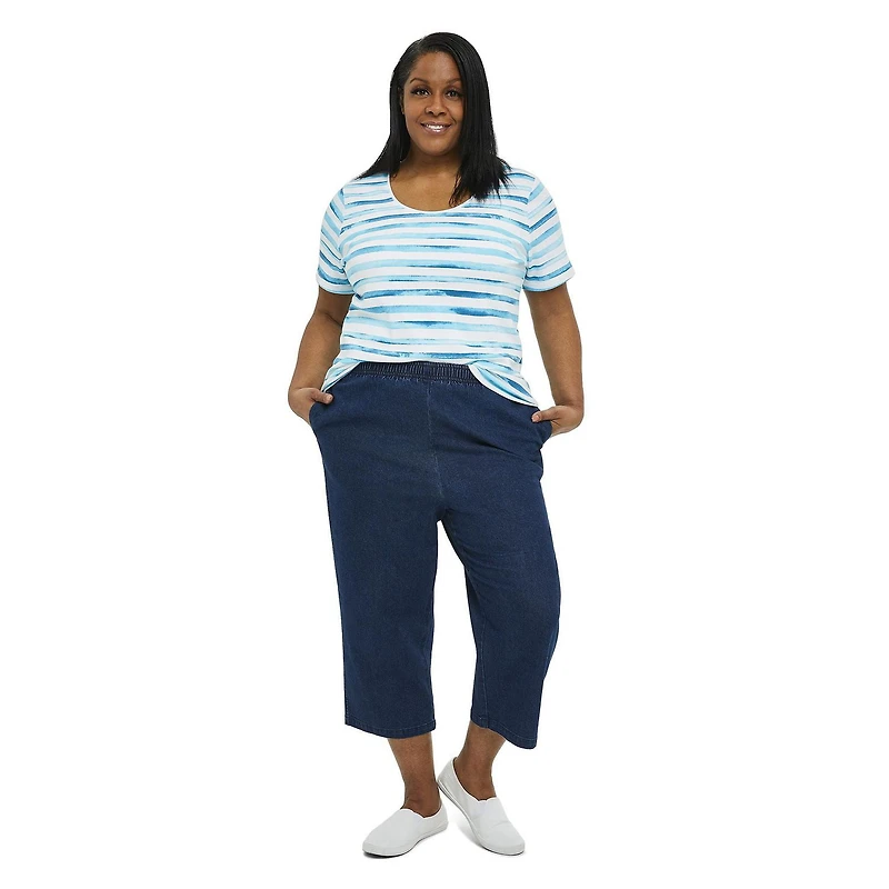 Penmans Women's Pull-On Denim Capri