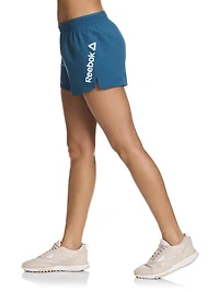 Reebok Short de course Staple pour femme avec doublure en maille Tailles XS-2XL