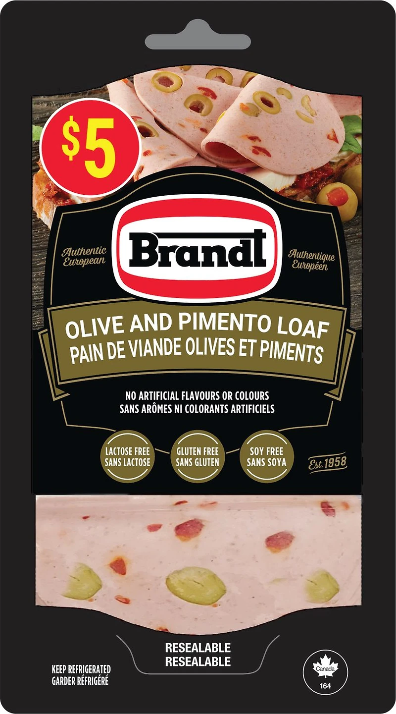 Pain de viande aux olive et piment Brandt Meats