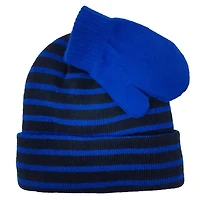 Striped hat & magic mitten