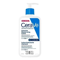 CeraVe Intensive Moisturizing Lotion with 5% Hydro-Urea & Shea Butter, for Dry to Very Dry Skin, Hydrates Itchy Skin due to Dryness. Fragrance-Free, Developed with Dermatologist, 237mL, Soothe skin from first use