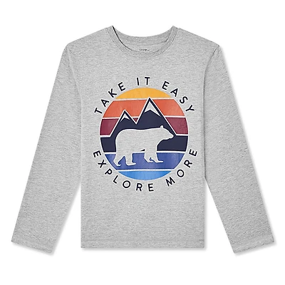 George Boys' Long Sleeve Graphic T-Shirt