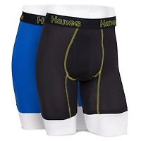 Hanes emballage de 2 Caleçons Boxeurs Mailles ultra-légères pour hommes