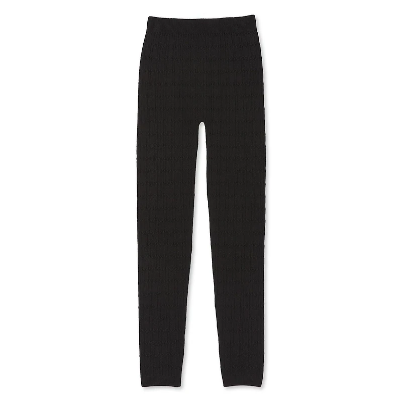 George Girls' Seamless Cable Knit Legging