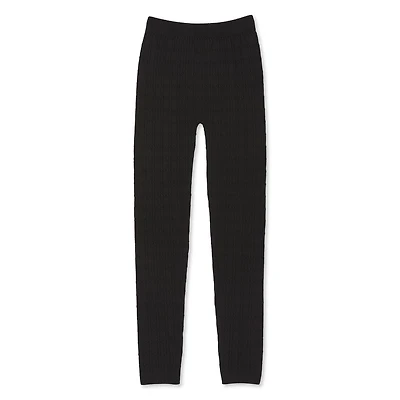 George Girls' Seamless Cable Knit Legging