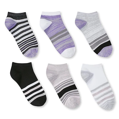 George Girls' Low-Cut Socks 6-Pack