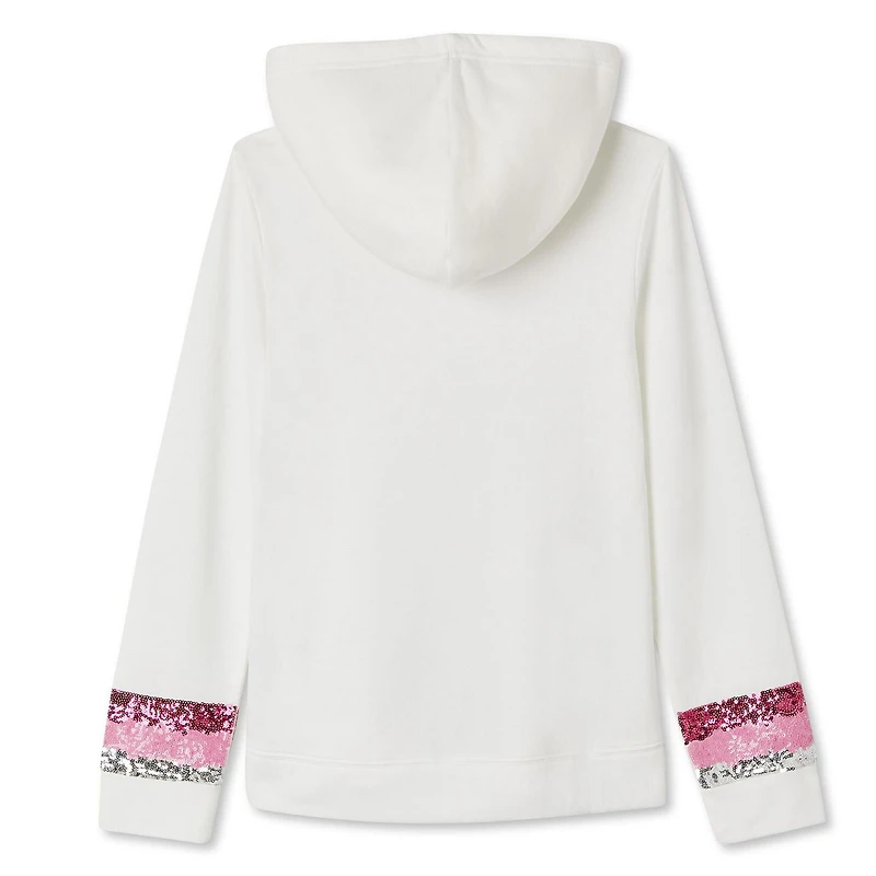 Haut à capuchon doublé de molleton sherpa brossé George pour filles