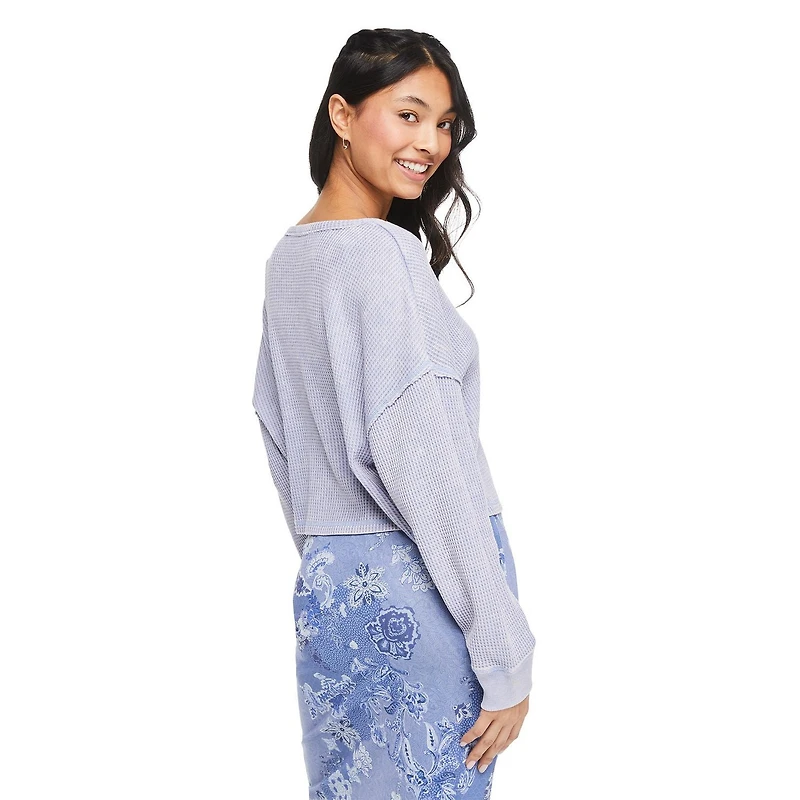 Chandail d’entraînement écourté Wild Skye pour femmes Tailles TP–TG
