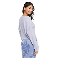 Chandail d’entraînement écourté Wild Skye pour femmes Tailles TP–TG