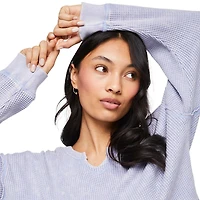 Chandail d’entraînement écourté Wild Skye pour femmes Tailles TP–TG