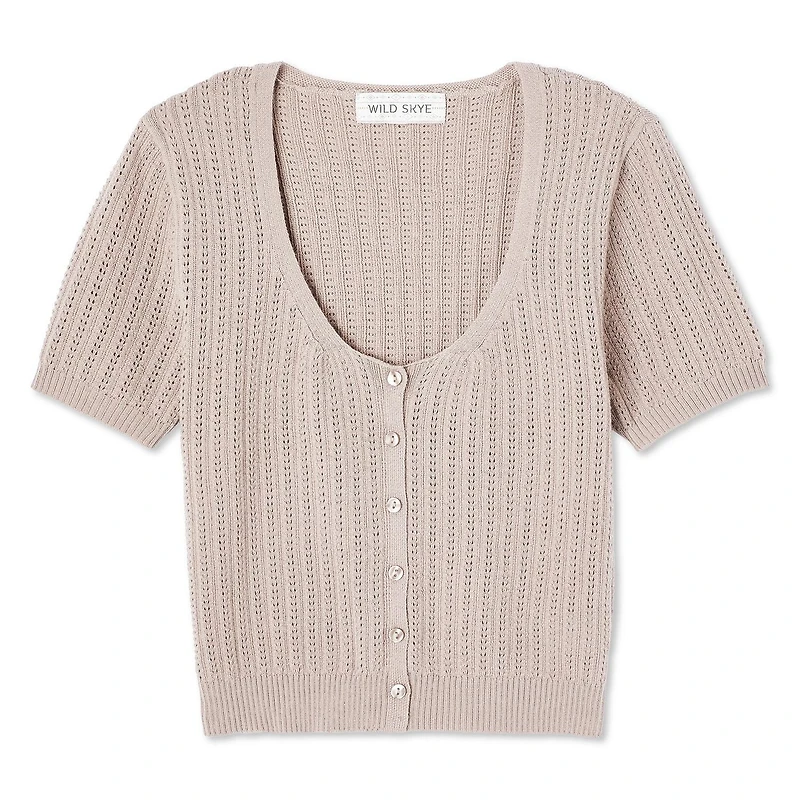 Cardigan avec boutons sur la longueur Wild Skye pour femmes