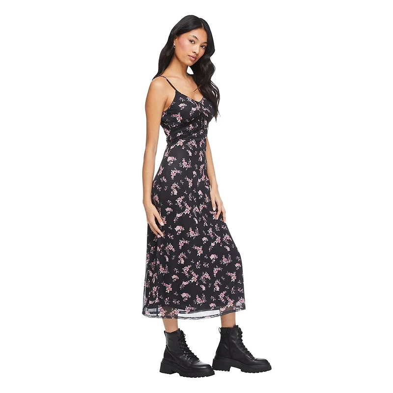 Wild Skye Women's Ruched Slip Dress