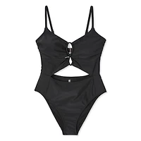 No Boundaries Women's Cut Out 1-Piece