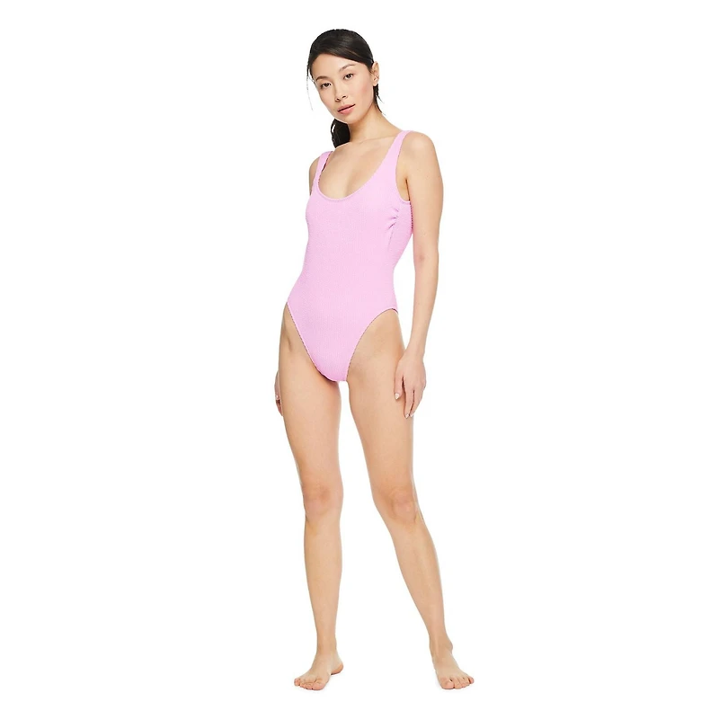 No Boundaries Women's Scoop Neckline Swimsuit