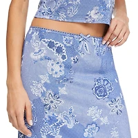 Jupe mi-longue Wild Skye pour femmes Tailles TP–TG
