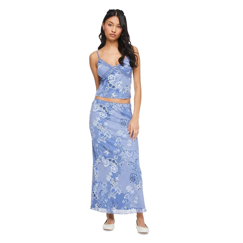 Jupe mi-longue Wild Skye pour femmes Tailles TP–TG