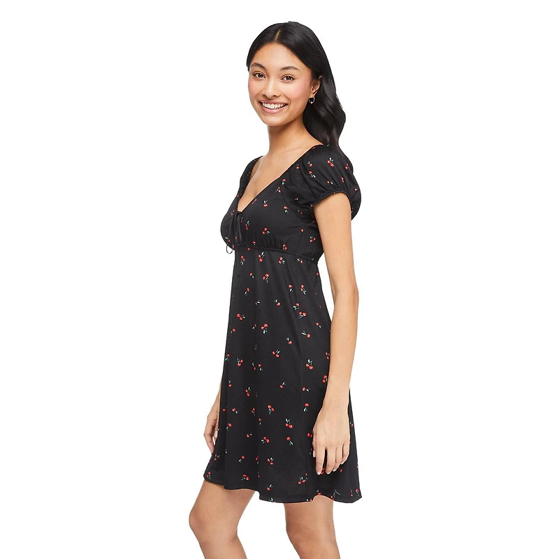No Boundaries Women's Babydoll Dress, Sizes XS-XXL