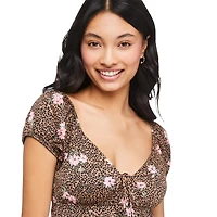 No Boundaries Women's Babydoll Dress, Sizes XS-XXL