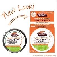 Palmer's® Cocoa Butter Formula® Beurre pour le ventre contre les Vergetures. Aide à visiblement améliorer l’élasticité de la peau et réduire l'apparence des vergetures. Approuvé par des Dermatologues. Traitement Intensif, 125g 125g,