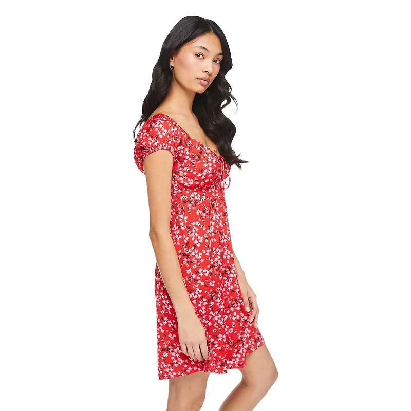 No Boundaries Women's Babydoll Dress, Sizes XS-XXL