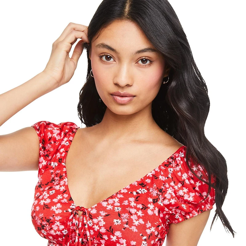 No Boundaries Women's Babydoll Dress, Sizes XS-XXL