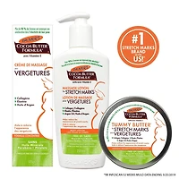 Palmer's® Cocoa Butter Formula® Beurre pour le ventre contre les Vergetures. Aide à visiblement améliorer l’élasticité de la peau et réduire l'apparence des vergetures. Approuvé par des Dermatologues. Traitement Intensif, 125g 125g,