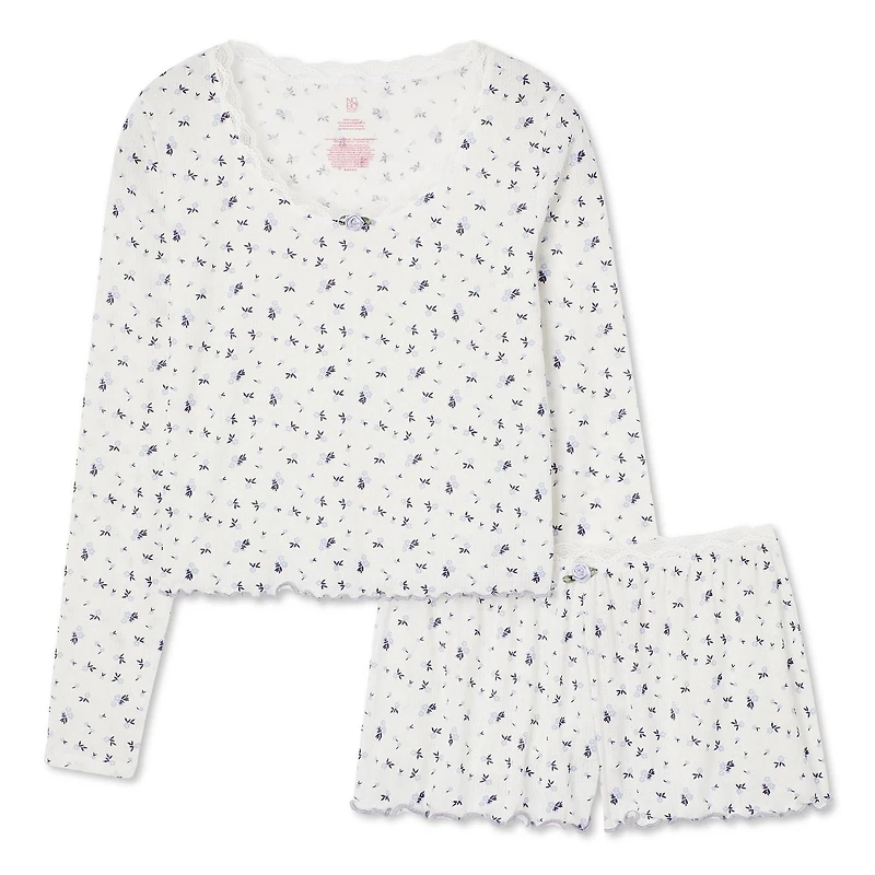 Pyjama 2 pièces No Boundaries pour femmes