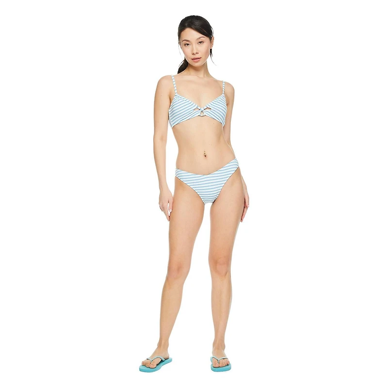 No Boundaries Women's V-Waistband Bikini Bottom