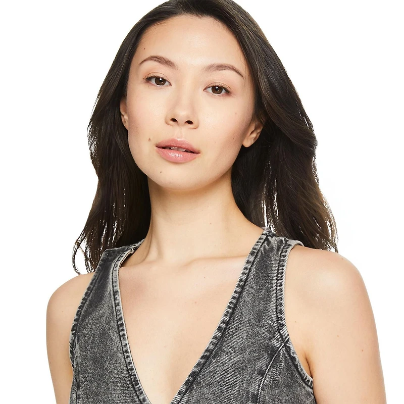 No Boundaries Women's Denim Vest