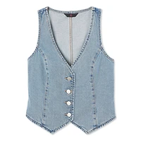 Veste en denim No Boundaries pour femmes