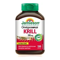 Jamieson gélules oméga complet krill, 500 mg, extra fort, 100 gélules