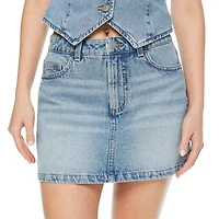 No Boundaries Women's Denim Skirt
