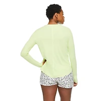 T-shirt à manches longues Athletic Works pour femmes
